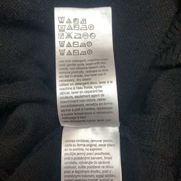 Calvin Klein Black Turtleneck Sweater Size Medium - Picture 6 of 6